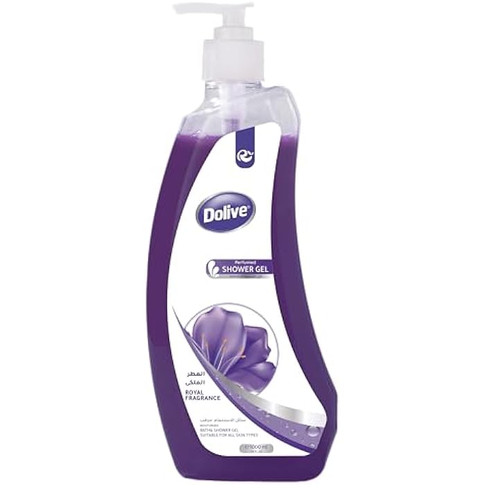 Shower gel body wash dolive 1000 ml, royal fragrance